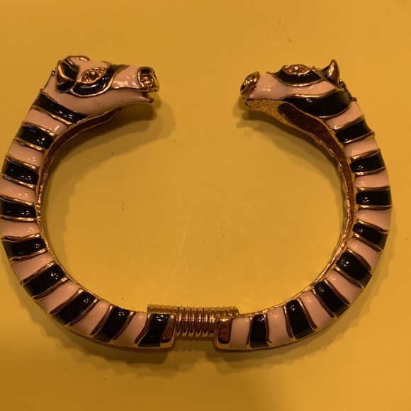 Kenneth j lane zebra head bangles bracelet - Picture 5 of 5